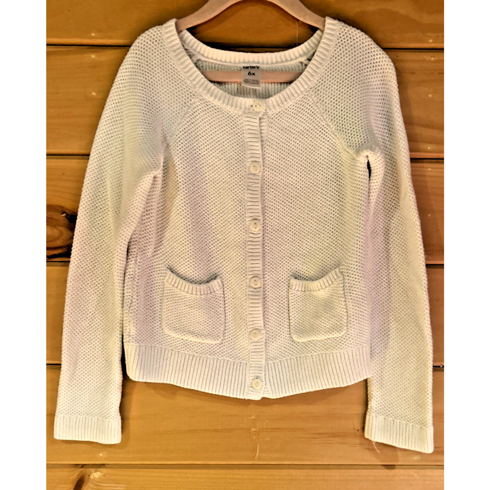 Carter’s Girls Button Down Cardigan Size 6